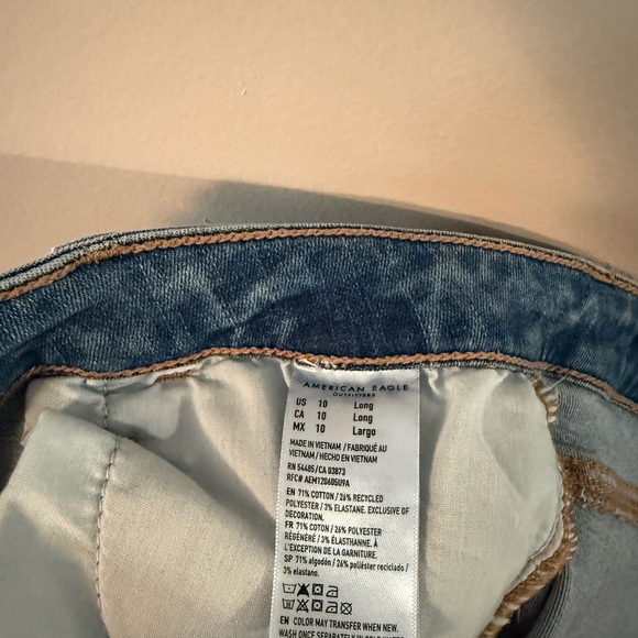 American Eagle Outfitters Women's Light Blue Skinny Jeans - Picture 3 of 3
